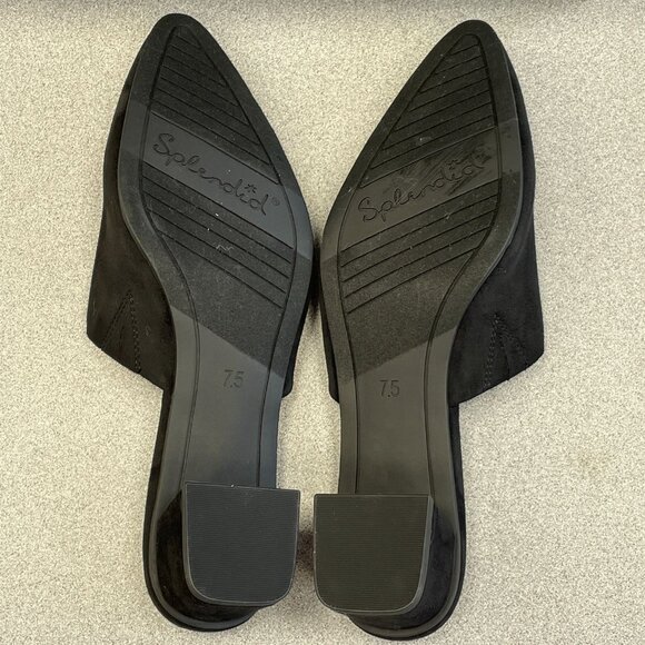 NEW Splendid Laylai Women's US 7.5 Black Block Heel Mules - Picture 6 of 7